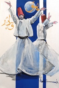 Abdul Hameed, 12 x 18 inch, Acrylic on Canvas, Figurative Painting, AC-ADHD-040